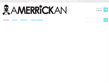 Tablet Screenshot of iamamerrickan.com